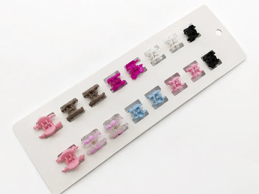 16-Piece Cute Mini Hair Claw Clip Set