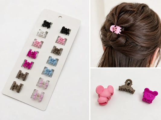 16-Piece Cute Mini Hair Claw Clip Set