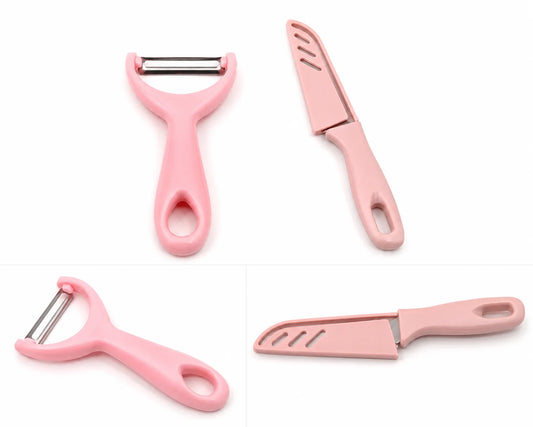 2-Piece Vegetable Peeler & Kitchen Knife Set