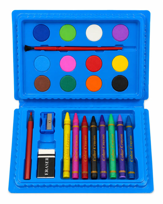 24-Piece Kids Art & Coloring Set – Undersea World