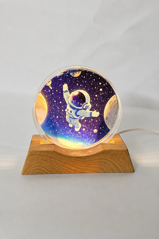 3D Astronaut Creative Visualization LED Lamp