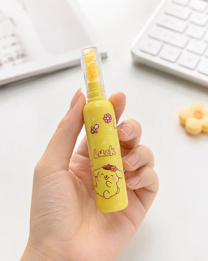 6-Piece Cute Bottle-Shaped Glitter Highlighter Set