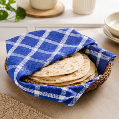 Blue Kitchen Krown Printed Roti Romal – Pack of 3