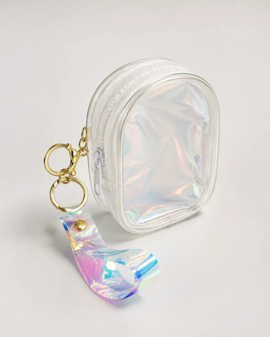 Cute Character Transparent Mini Coin Purse Keychain