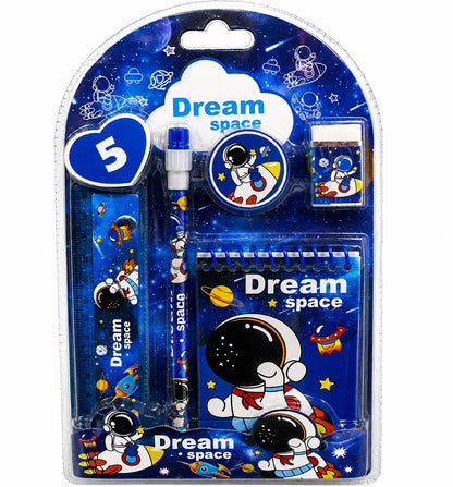 Dream Space Kids Stationery Set – 5 Pieces