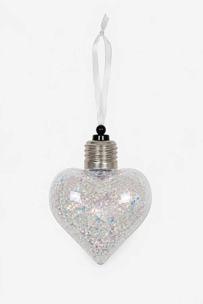 Heart-Shaped Hanging Glitter LED Projection Light