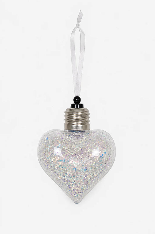 Heart-Shaped Hanging Glitter LED Projection Light