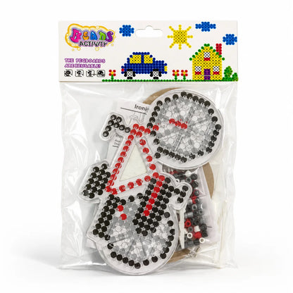 Kids Fuse Beads Activity Craft Set with Reusable Pegboards