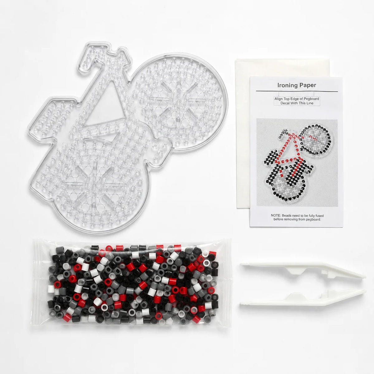 Kids Fuse Beads Activity Craft Set with Reusable Pegboards