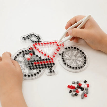 Kids Fuse Beads Activity Craft Set with Reusable Pegboards