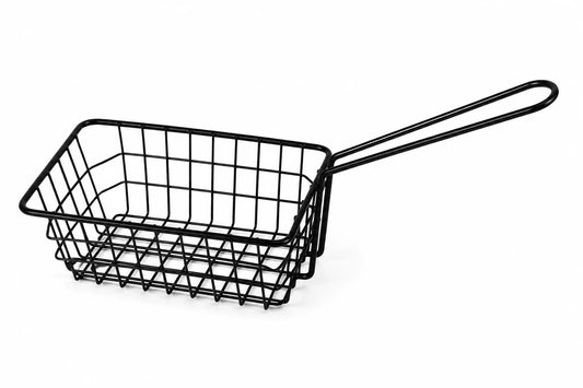 Mini Black Wire Frying & Serving Basket