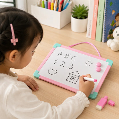 Mini Hanging Dry Erase Whiteboard Set with Marker & Eraser