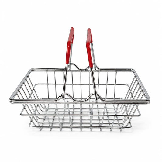 Mini Metal Wire Shopping & Storage Basket