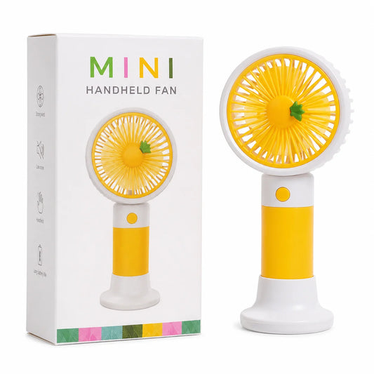 Mini Portable Handheld Fan with Desktop Stand