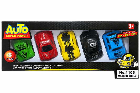 Mini Toy Cars Set – 5 Pieces