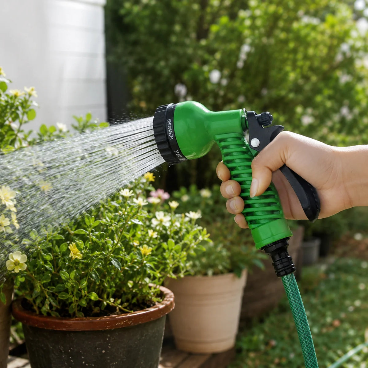 Multi-Pattern Garden Hose Spray Nozzle