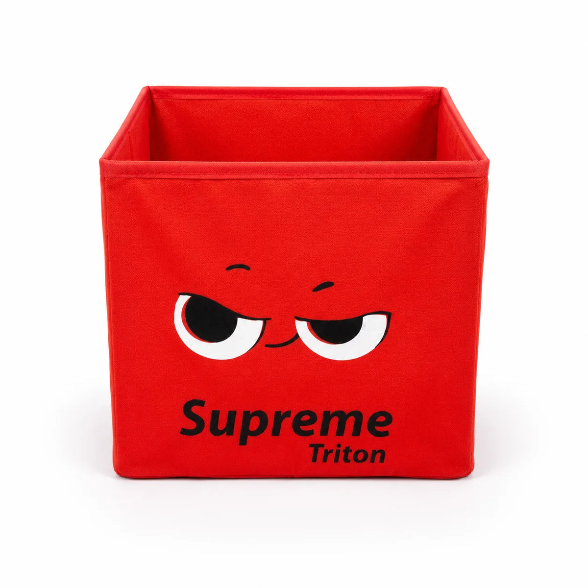 Red Collapsible Fabric Storage Cube