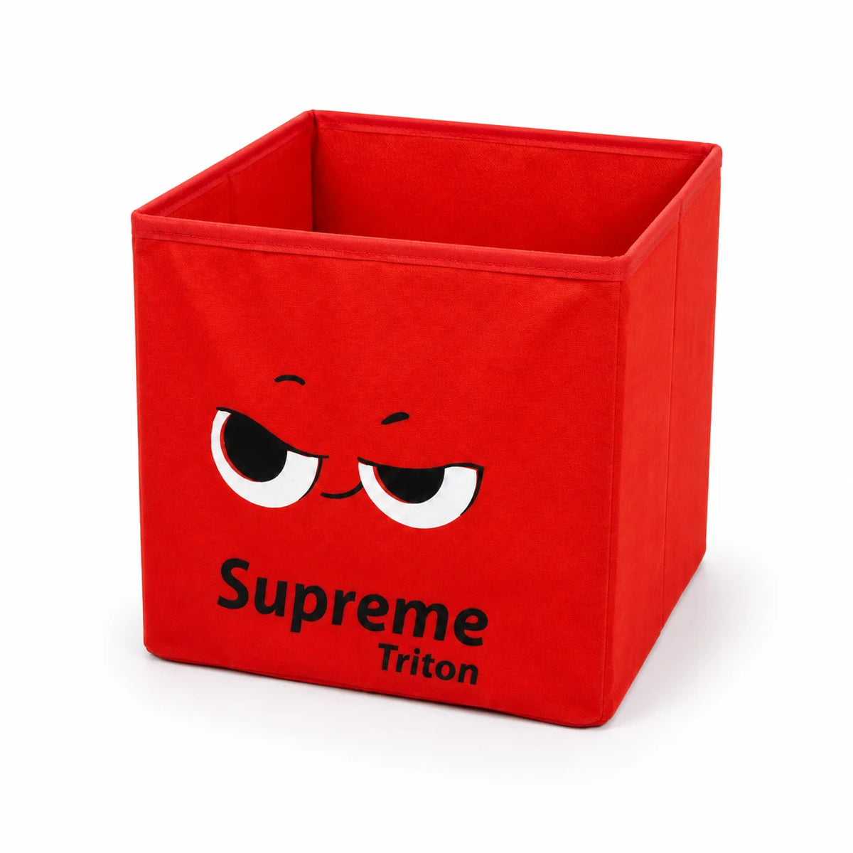 Red Collapsible Fabric Storage Cube