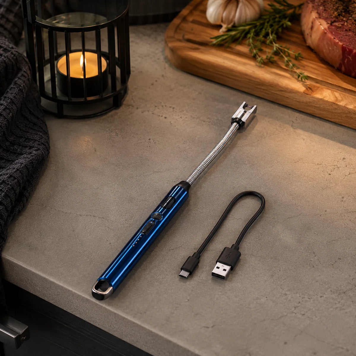 USB Rechargeable Flexible Electric Arc Lighter